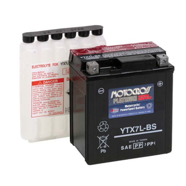 MOTOCROSS AGM BATTERY YTX7L-BS MOFM327BS