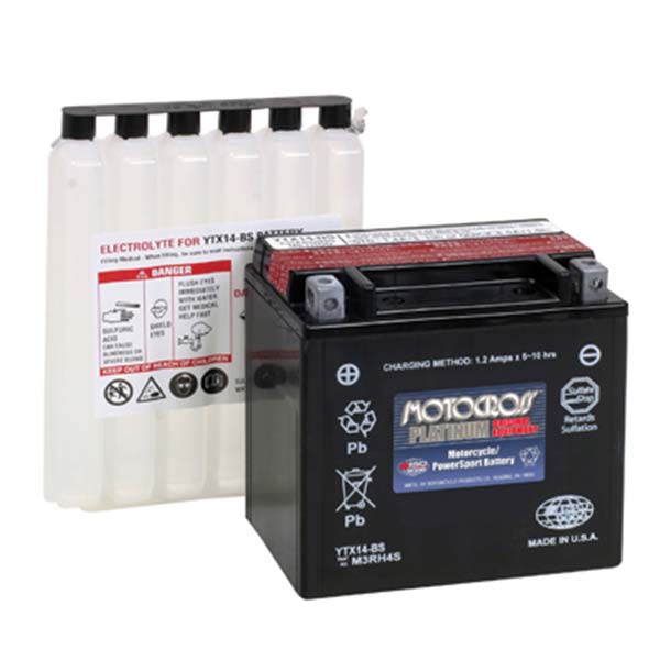 MOTOCROSS AGM BATTERY YTX14-BS MOFM3RH4S