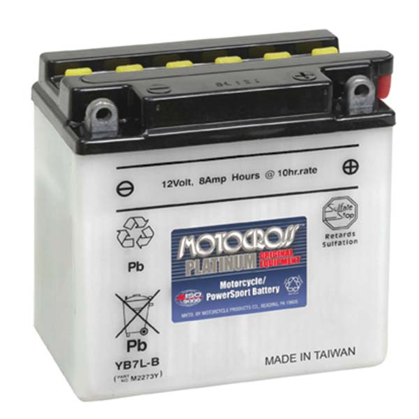 MOTOCROSS YUMICRON BATTERY YB7L-B YUAM2273Y