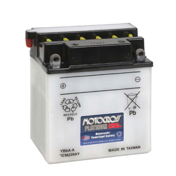 MOTOCROSS YUMICRON BATTERY YB9A-A MOTM229AY