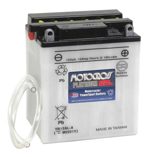 MOTOCROSS YUMICRON BATTERY YB12AL-A MOTM2221Y