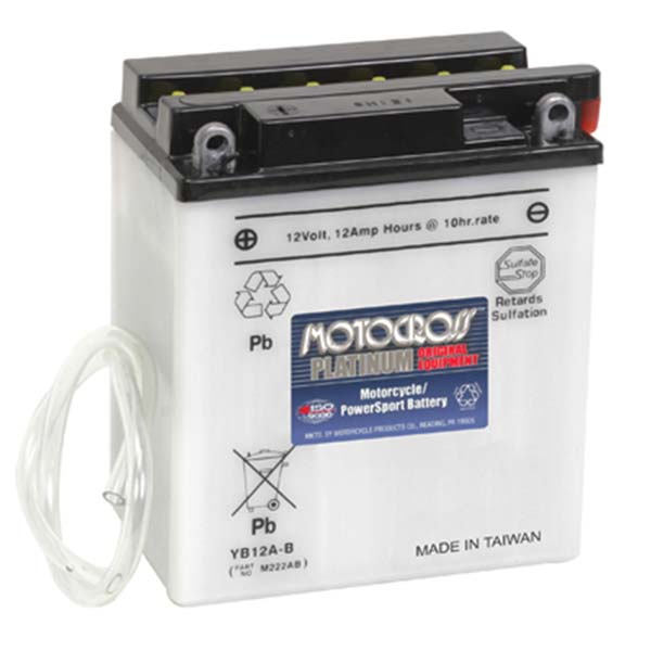 MOTOCROSS YUMICRON BATTERY YB12A-B YUAM222AB