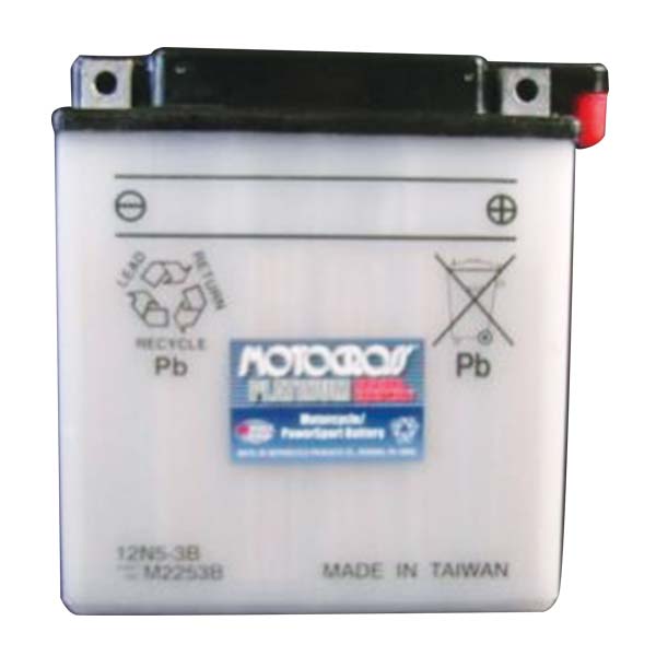 MOTOCROSS CONVENTIONAL BATTERY 12N5-3B YUAM2253B