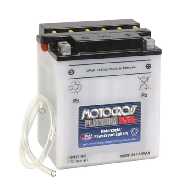 MOTOCROSS CONVENTIONAL BATTERY 12N14-3A MOFM2241B