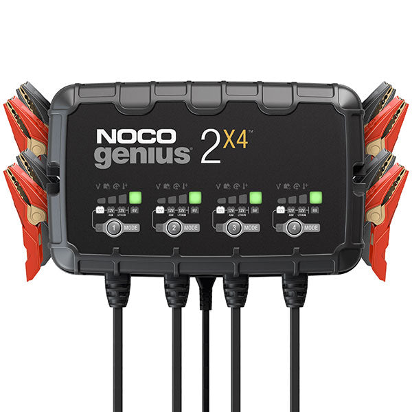 NOCO 4-BANK BATTERY CHARGER 8A GENIUS2X4