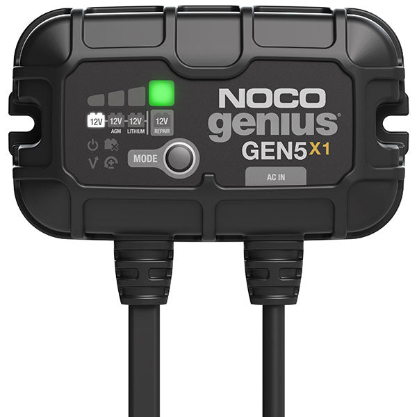 NOCO ON-BOARD BATTERY CHARGER, MAINTAINER & DESULFATOR 1-BANK 5-AMP GEN5X1