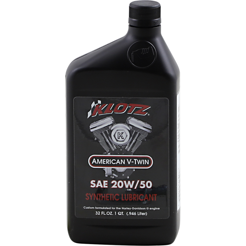 KLOTZ OIL AMER V-TWIN SYN 20W50 .946 L KH-2050
