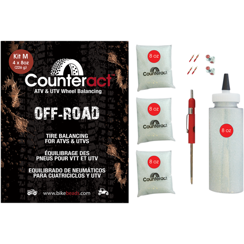 COUNTERACT 4) 8OZ C-ACT BALANCE BEADS - ATV/UTV DIY KIT M (CASE = 14) KIT M