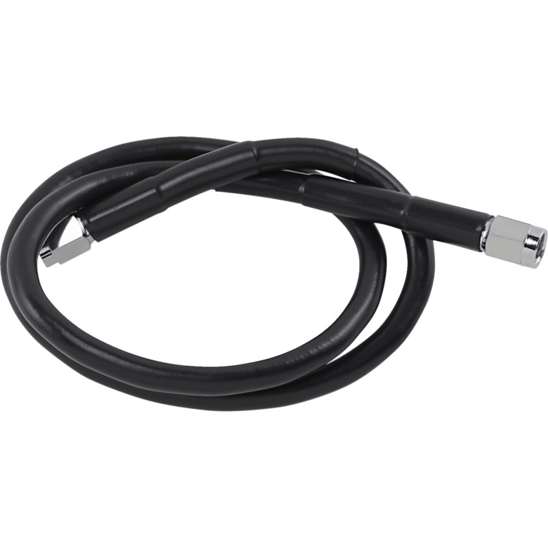 DRAG SPECIALTIES BLACK S/S BRAKE LINE 28" 828-BLK