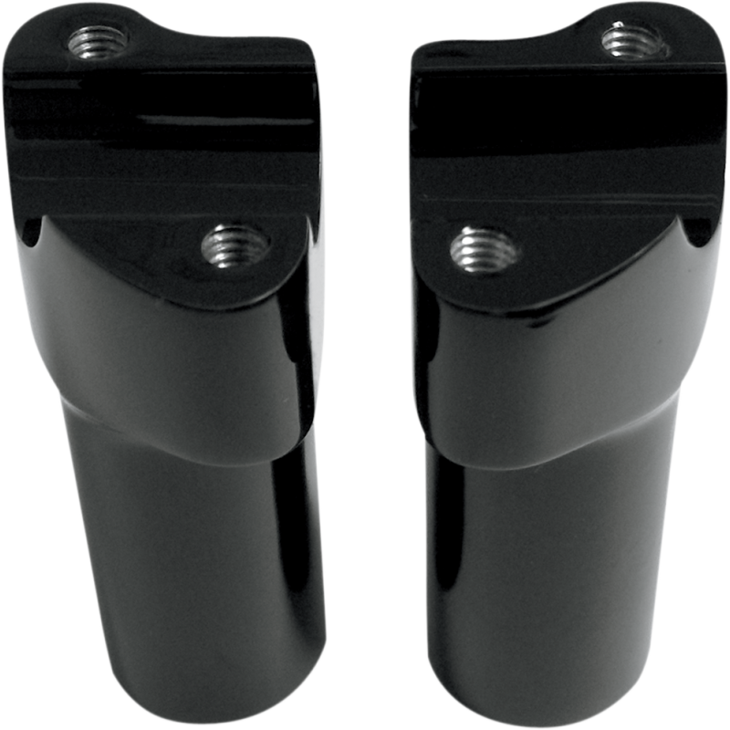 DRAG SPECIALTIES BLK 3" BUFFALO RISERS PR 0602-0351