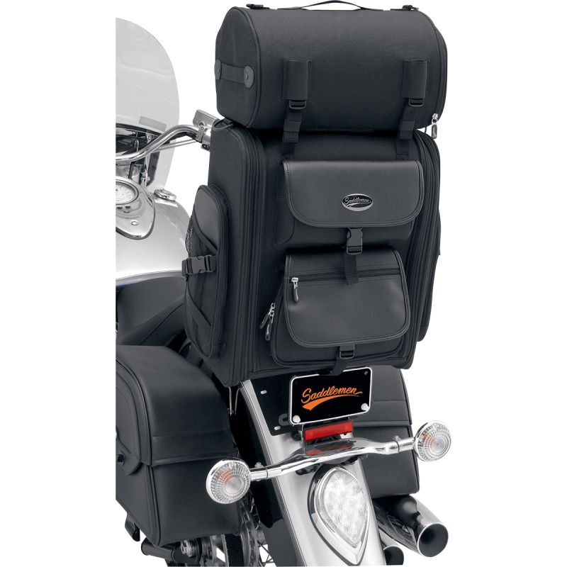 SADDLEMEN EXPANDABLE SISSY BAR BAG 3515-0080