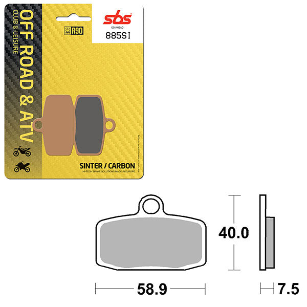 SBS ATV/UTV SINTER BRAKE PAD  6240885100