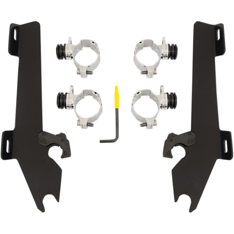 MEMPHIS SHADES METRIC 04-13 VICTORY VEGAS BW MOUNT KIT BLACK MEK1930