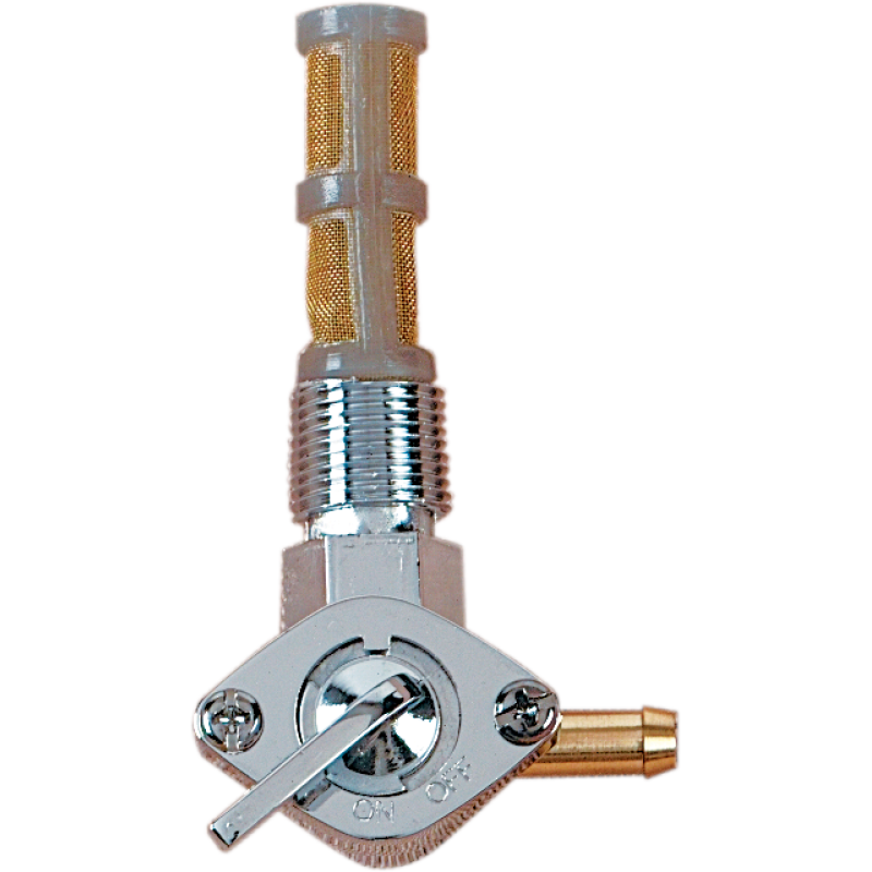 DRAG SPECIALTIES CHROME 3/8 NPT 90DEGREE PETCOX (EA) DS-390217