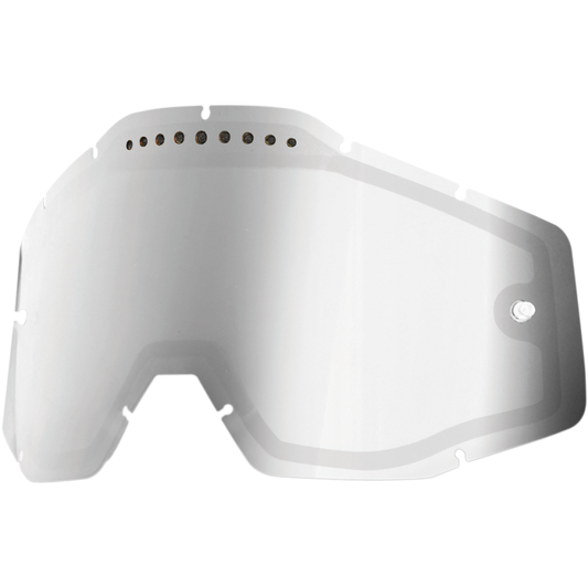 100% VENTED DUAL LENS SLVER MRR/SMOKE ANTIFOG 59010-00001