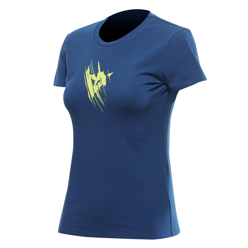 DAINESE TARMAC T-SHIRT WOMAN BLUE S 18900019-40L-S