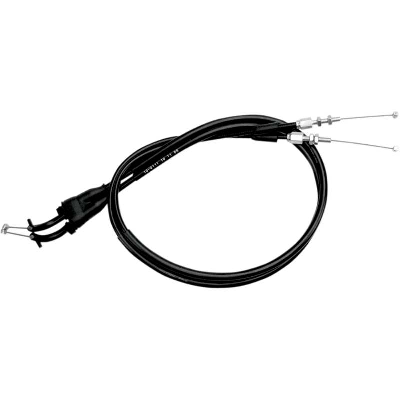 MOTION PRO THROTTLE CABLE PUSH-PULL BLACK VINYL SET 10-0111