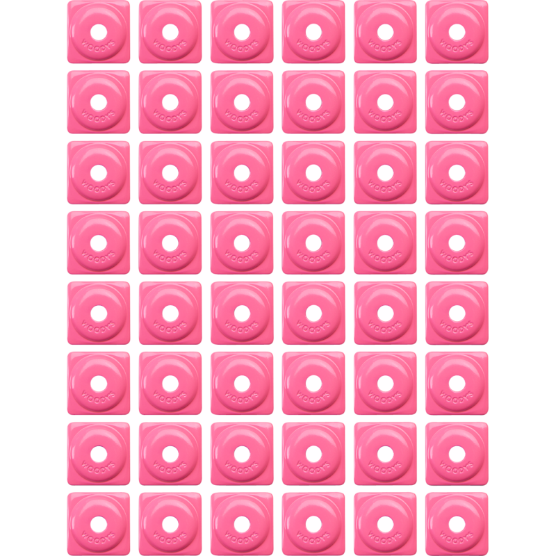 WOODYS BACKER SQ ALM PINK 48PK ASW2-3820-48-1