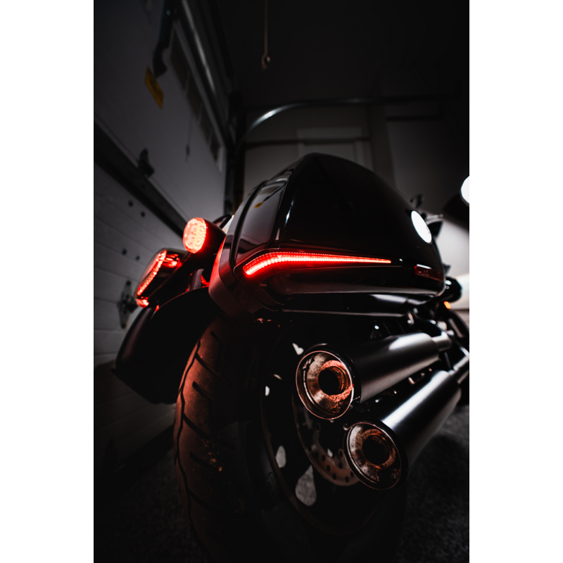 CUSTOM DYNAMICS LIGHTS SADDLEBAG LED RED LENS CD-LRST-BAG-RB