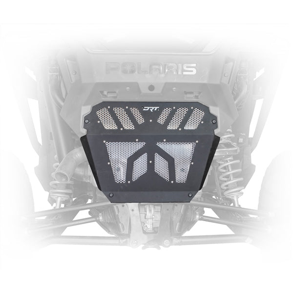 DRT MOTORSPORTS EXHAUST COVER ALU POL RZRPROEC1