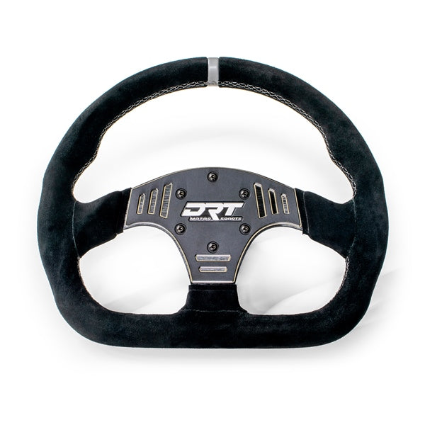 DRT MOTORSPORTS 330MM D-SHAPE STEERING WHEEL - SUEDE 10005SW04301
