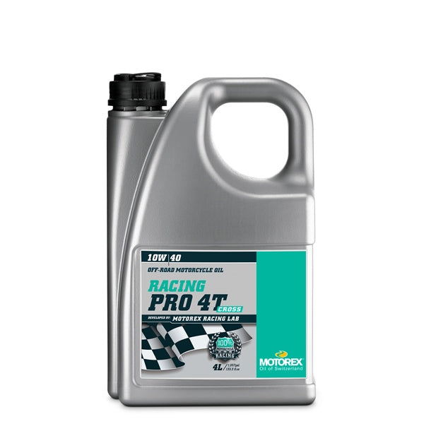 MOTOREX OIL RACING PRO 4T 10W40 CROSS 4L 305517