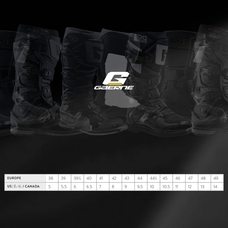 GAERNE SG-22 MX GORE-TEX BOOTS - ANTHRACITE/BLACK (46) 2263-007-46