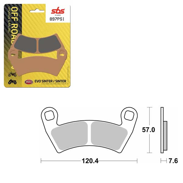 SBS EVO SINTER BRAKE PAD  6450897100