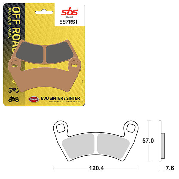 SBS EVO SINTER BRAKE PAD  6280897100