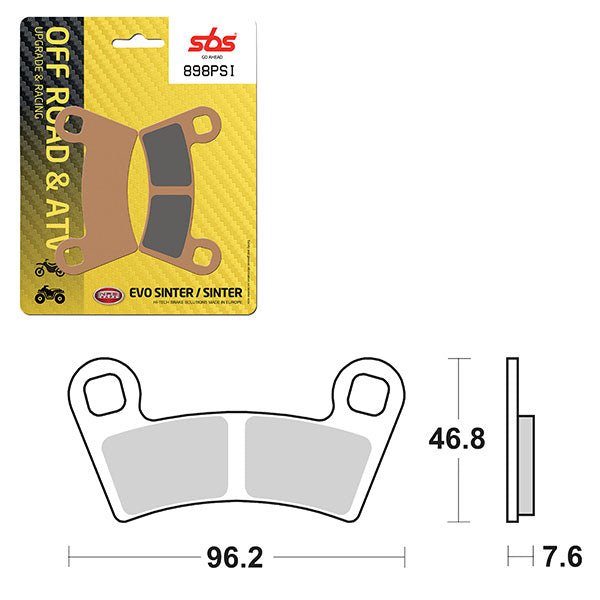 SBS EVO SINTER BRAKE PAD  6450898100