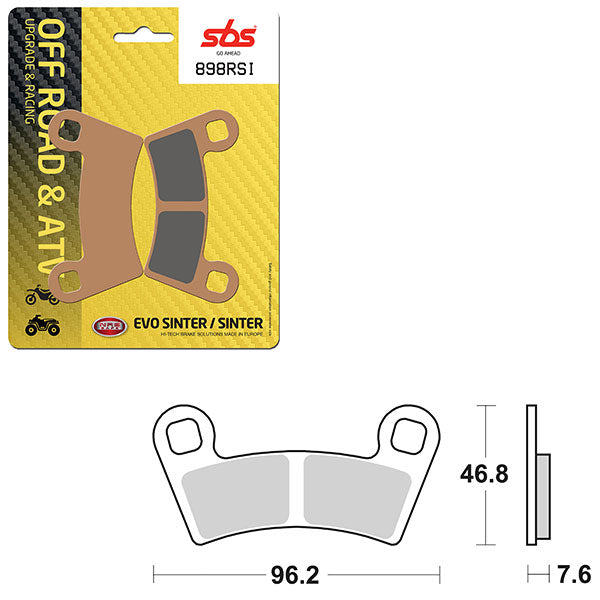 SBS EVO SINTER BRAKE PAD  6280898100