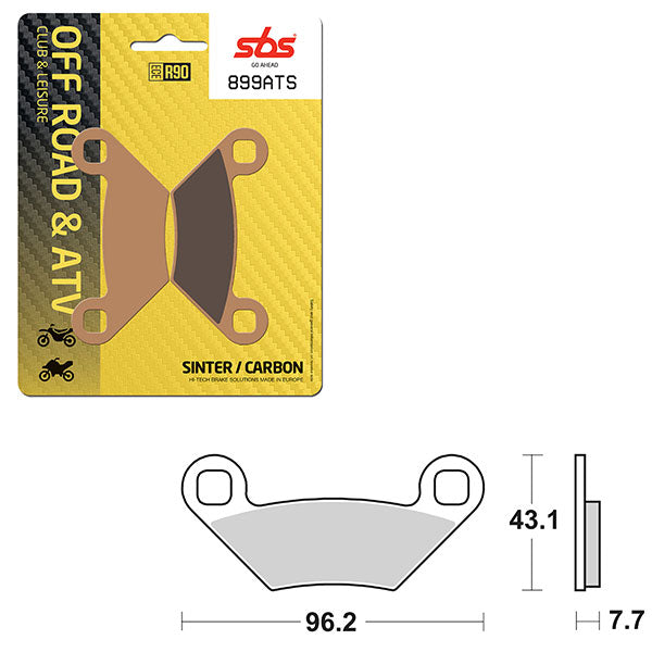 SBS SINTER BRAKE PAD  6460899100