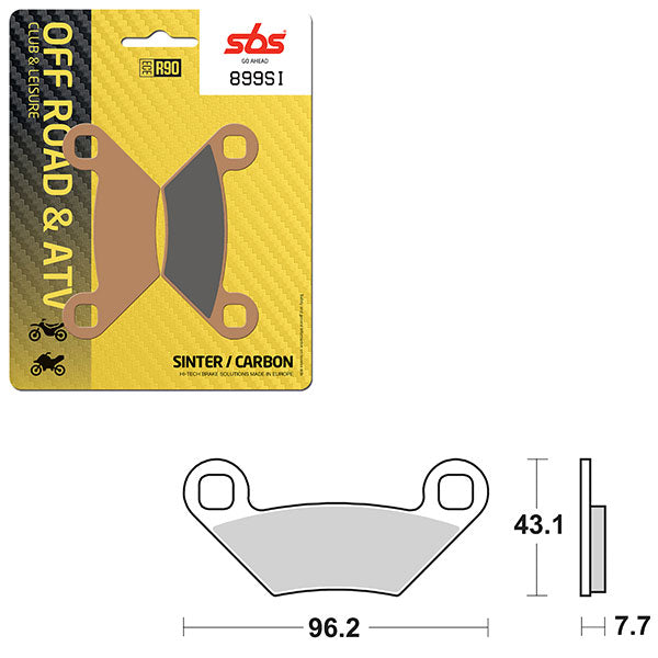 SBS ATV/UTV SINTER BRAKE PAD  6240899100