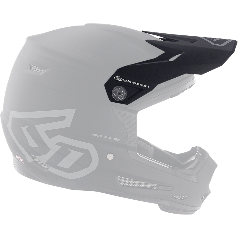 6D HELMETS VISOR ATR2 YTH MT BK 72-4114