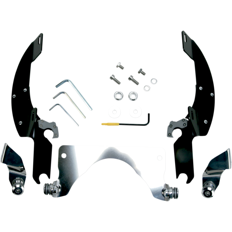 MEMPHIS SHADES METRIC 05-10 SUZUKI C90 BATWING HDWR BLACK MEK1919