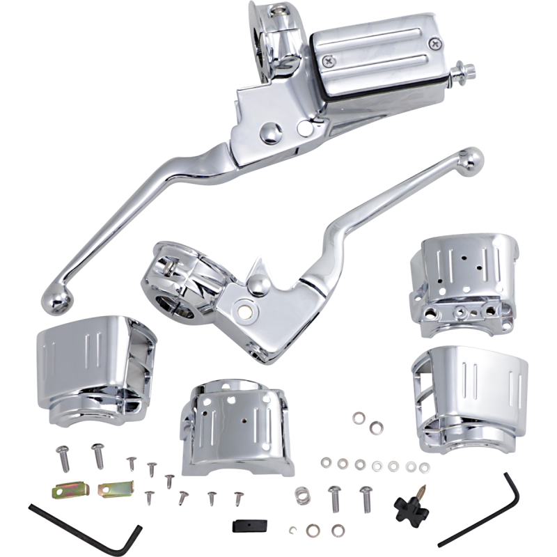 DRAG SPECIALTIES 84-95 D/DISC H/BAR CONTROL KIT 11/16" 0610-0502