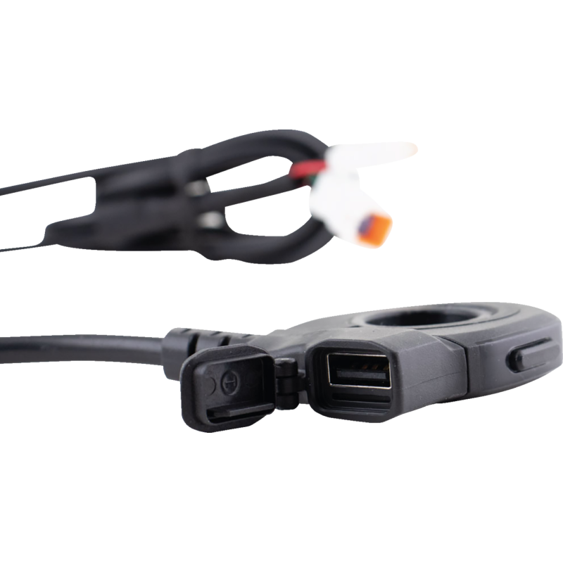 KOSO NORTH AMERICA THUMB SWITCH WITH TYPE-A CHARGER BLACK KB011100