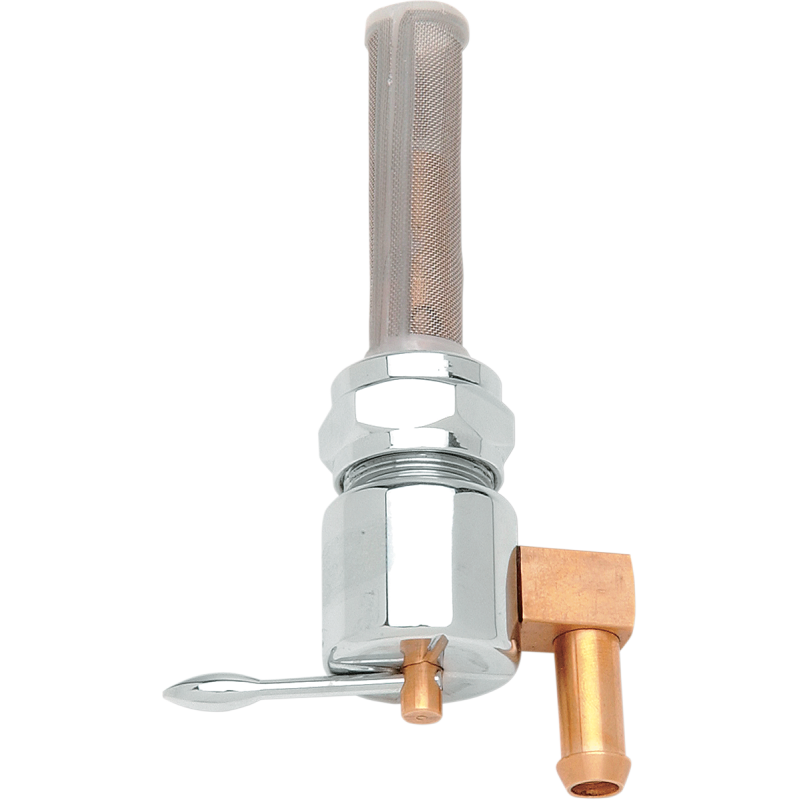 DRAG SPECIALTIES PETCOCK RND CHR 5/16"DN EA 0705-0118