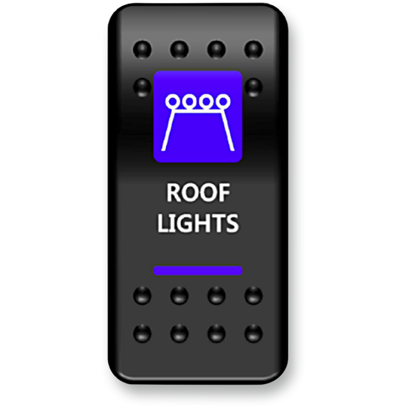 MOOSE UTILITY DIVISION MOOSE BRANDED ROOF LIGHT SWITCH WITH BLUE LED RFL-PWR