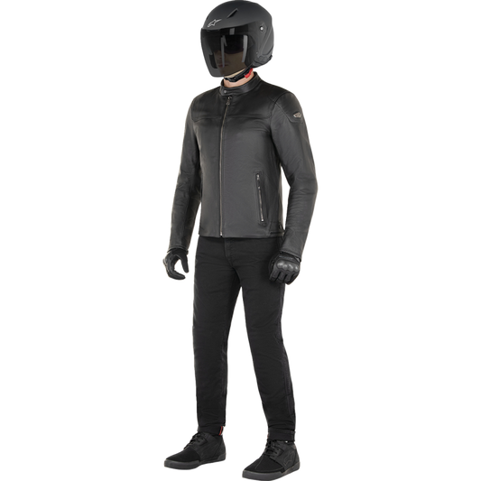 ALPINESTARS (ROAD) BLACKTRACK LTHR JKT BLK M 3103824-1100-M
