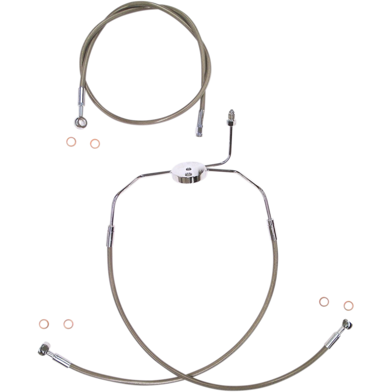 MAGNUM BRAKE LINE KIT - XR - STAINLESS STEEL SSC1305-27