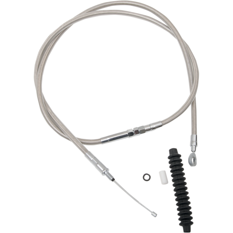 DRAG SPECIALTIES S/STEEL S/TAIL HE CLUTCH CABLE 5322303HE