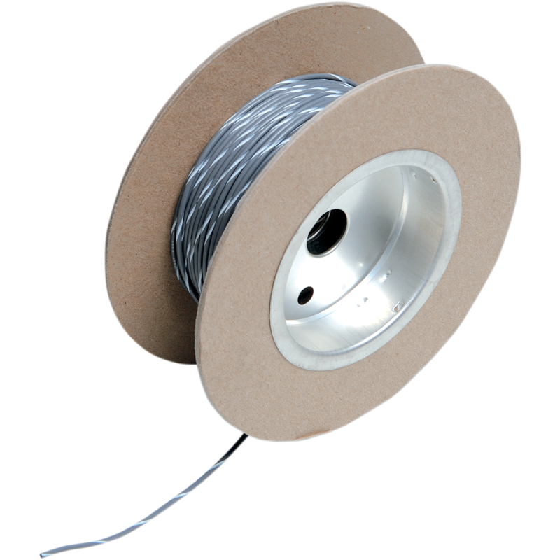 NAMZ WIRE 18G 100' GREY/WHT NWR-89-100