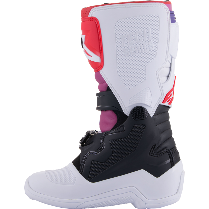 ALPINESTARS BOOT TECH7S W/B/RAINBOW 8 2015017-289-8