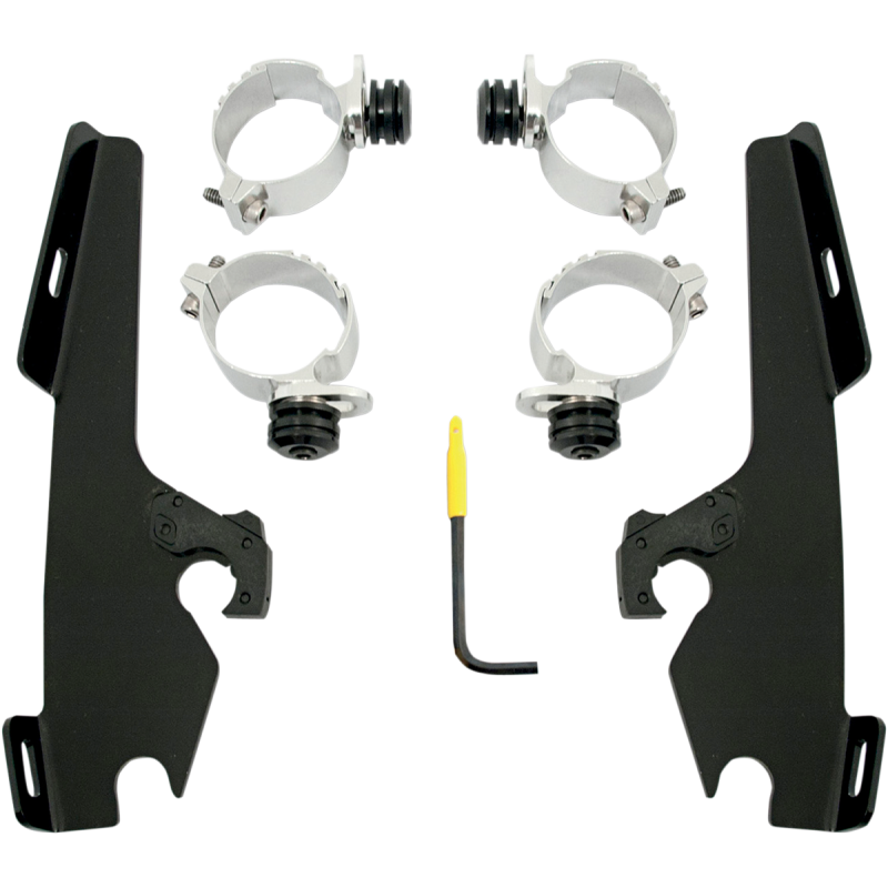 MEMPHIS SHADES HD MNT KIT TL F/S B/W BLK MEB8977