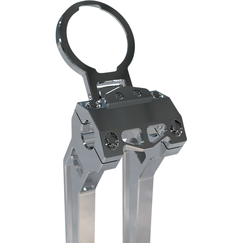 LA CHOPPERS GAUGE MNT RAW DYNA SNGL LA-7397-01R