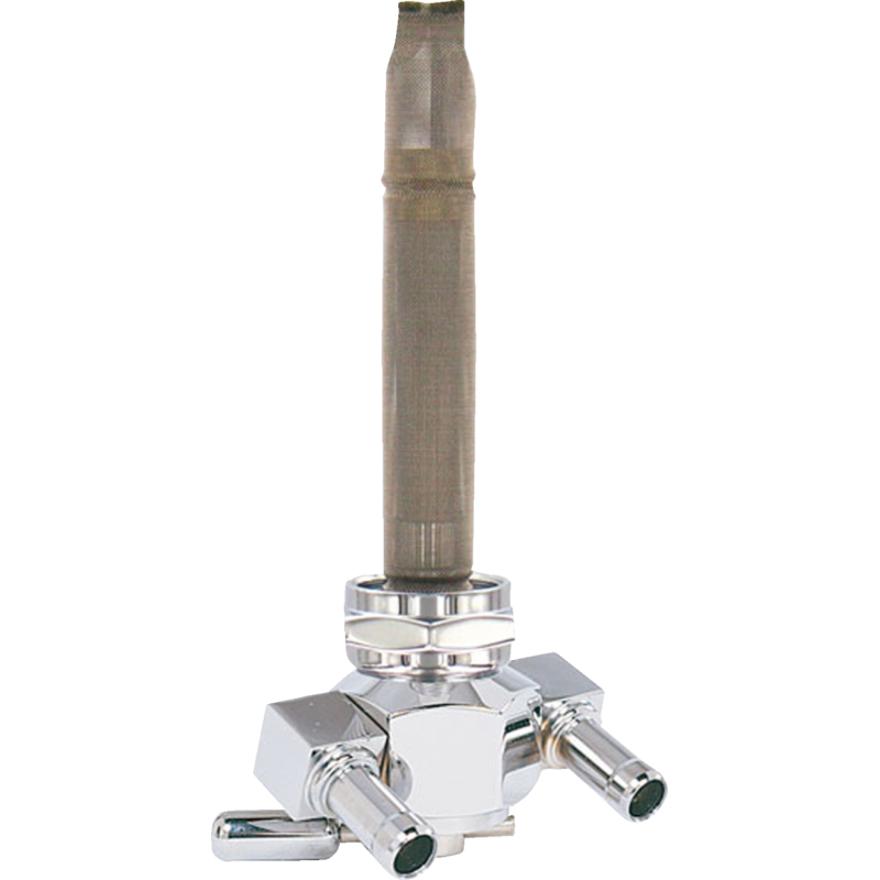 PINGEL FUEL VALVE 22MM HEX 90 CHR 3311-D-CH