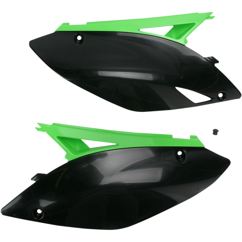 ACERBIS SIDE PNL- KX250F/450F:09-10 BLACK/GREEN 2141730215