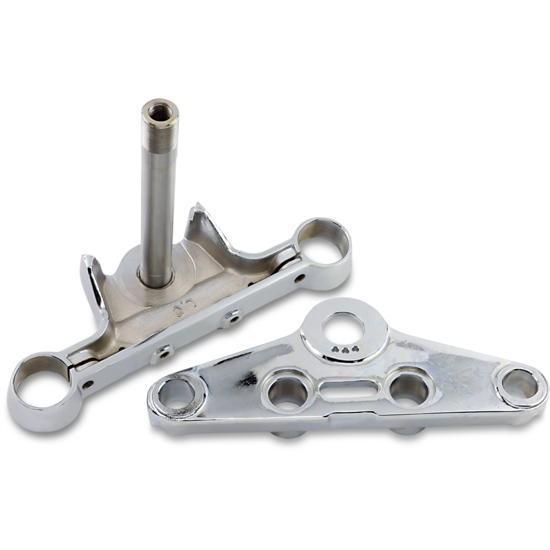 DRAG SPECIALTIES CHROME FL TRIPLE TREES (SMOOTH) DS-222939