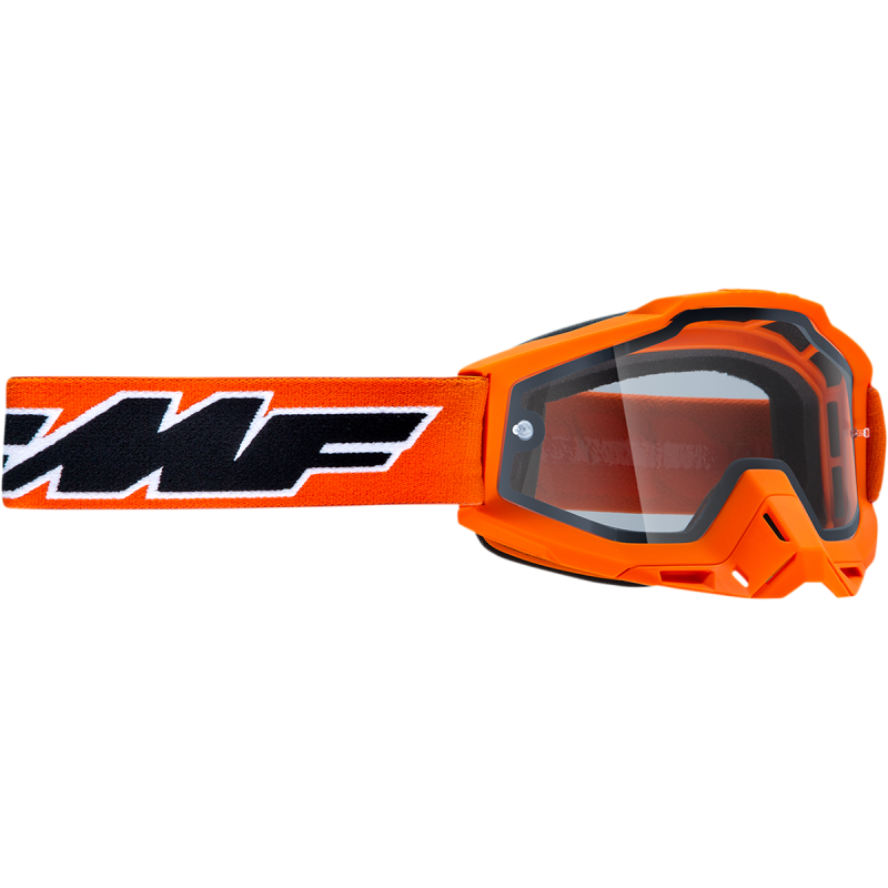 FMF FMF POWERBOMB ENDURO GOGGLE ROCKET ORANGE - CLEAR LENS F-50038-00003